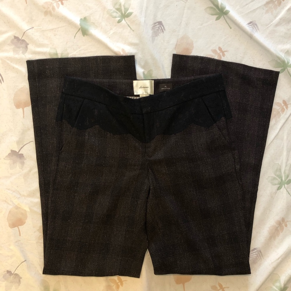 SOLD****Anthropology elevenses The Brighton Wool Pants by